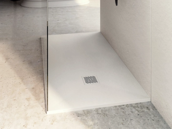 Grand receveur de douche a l'italienne, Largeur 220 à 250 x l. 70 à 100 cm Résine anti glissant, 10 couleurs disponibles, fabrication sur mesure au cm, LIVRAISON OFFERT